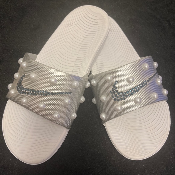 Nike Shoes Nike Bling Slides Poshmark